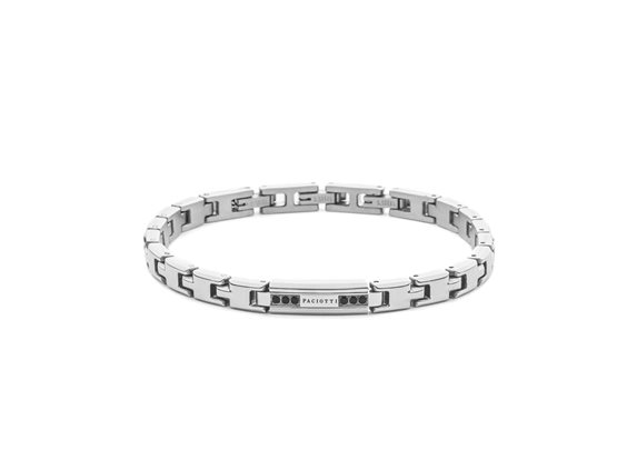 Bracciale 4US: Cesare Paciotti Uomo in Acciaio 4UBR8461 - 4UBR8461